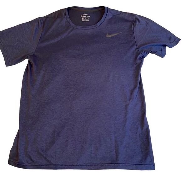 EUC Nike Navy Blue Short Sleeve Dri-Fit Tee - Size Med - Picture 1 of 6